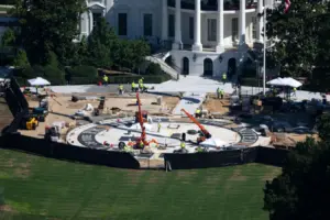 Trump Orders Work Redone On White House Helipad, Report Says